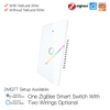 Công tắc thông minh không dây N/ L+N “2 in 1” thế hệ mới – Zigbee – Tuya - 1 Nút
