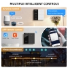 Công tắc thông minh Zigbee Tuya màn hình Led - Hiển thị tên công tắc - 2 Nút