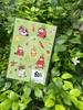 Sticker Radish cat A6