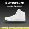( Chính Hãng ) Giày Nike Air Jordan 1 Mid Triple White 554724-130