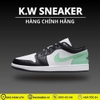 ( Chính Hãng ) Giày Nike Air Jordan 1 Low ‘Green Glow’ 553560-131