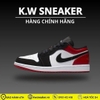 (Chính Hãng) Giày nam Air Jordan 1 Low Black Toe 553558-116
