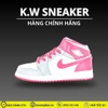 ( Chính hãng )Giày Air Jordan 1 Mid GS 'Platinum Pink' - 555112 109