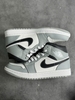 ( Chính Hãng ) Giày Nike Air Jordan 1 Mid ‘Light Smoke Grey’ 554724-078
