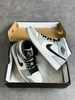 ( Chính Hãng ) Giày Nike Air Jordan 1 Mid ‘Smoke Grey’ 554724-092