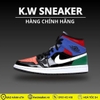 (Chính Hãng) Giày sneaker nike air jordan 1 mid se " multi patent" cv5276-001