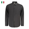 ÁO SƠ MI NAM DÀI TAY CLASSIC FIT MÀU ĐEN - CALVIN KLEIN - NHẬP KHẨU CHÍNH HÃNG TỪ ITALY