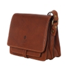 TÚI ĐEO CHÉO NAM DA THẬT Vegetable-Tanned Calfskin 1605-Brown -  MEDICI OF FLORENCE - SẢN XUẤT THỦ CÔNG TẠI ITALY