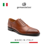 GIÀY DA CÔNG SỞ MÀU NÂU (DA THẬT) - GERMANO BELLESI - SẢN XUẤT THỦ CÔNG TẠI ITALY