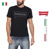 ÁO THUN NAM CỘC TAY BASIC MÀU ĐEN IN LOGO – CARRERA JEANS - NHẬP KHẨU CHÍNH HÃNG TỪ Ý