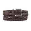 THẮT LƯNG DA THẬT NAM MÀU NÂU ĐEN 5105374-35-28 - GIANNI CONTI - SẢN XUẤT THỦ CÔNG TỪ ITALIA