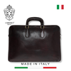 TÚI ĐỰNG LAPTOP DA VACHETTA CAO CẤP 083-FONDANT -  MEDICI OF FLORENCE - SẢN XUẤT THỦ CÔNG TẠI ITALIA