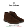 GIÀY BOOTS DA LỘN NAM (DA THẬT) MÀU NÂU - DUCA DI MORRONE - SẢN XUẤT TẠI ITALY