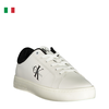 GIÀY SNEAKER NAM MÀU TRẮNG - CALVIN KLEIN - NHẬP KHẨU CHÍNH HÃNG TỪ Ý