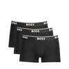 PACK 3 QUẦN SỊP ĐÙI NAM MÀU ĐEN - HUGO BOSS - NHẬP KHẨU CHÍNH HÃNG TỪ Ý