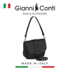 TÚI XÁCH NỮ DA THẬT MÀU ĐEN 913441-10 – GIANNI CONTI - SẢN XUẤT THỦ CÔNG TẠI ITALY