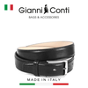 THẮT LƯNG DA THẬT NAM MÀU ĐEN 9405243-40-10 - GIANNI CONTI - SẢN XUẤT THỦ CÔNG TỪ ITALIA