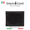 VÍ DA THẬT NAM MÀU ĐEN 9407023-10 – GIANNI CONTI - SẢN XUẤT THỦ CÔNG TẠI ITALY