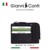 VÍ DA THẬT NAM MÀU ĐEN 4037194-10 – GIANNI CONTI - SẢN XUẤT THỦ CÔNG TẠI ITALY