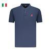 ÁO POLO CỔ TÀU CỘC TAY NAM MÀU XANH THAN - U.S. GRAND - NHẬP KHẨU CHÍNH HÃNG TỪ Ý