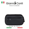 CLUTCH NAM DA THẬT MÀU ĐEN 1902884-10 – GIANNI CONTI - SẢN XUẤT THỦ CÔNG TỪ ITALY