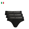 PACK 3 QUẦN SỊP TAM GIÁC NAM MÀU ĐEN - TOMMY HILFIGER - NHẬP KHẨU CHÍNH HÃNG TỪ Ý