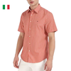 ÁO SƠ MI NAM HỌA TIẾT KẺ SỌC MÀU BRILLIANT ORANGE MW0MW39161_0DM - TOMMY HILFIGER - NHẬP KHẨU CHÍNH HÃNG TỪ Ý