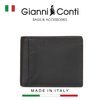 VÍ DA THẬT NAM MÀU ĐEN 4907220-10 – GIANNI CONTI - SẢN XUẤT THỦ CÔNG TẠI ITALY