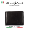 VÍ DA THẬT NAM MÀU ĐEN 9407018-10 – GIANNI CONTI - SẢN XUẤT THỦ CÔNG TẠI ITALY