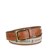 THẮT LƯNG DA NAM MÀU NÂU 11TL02X32-340 - TOMMY HILFIGER - NHẬP KHẨU TRỰC TIẾP TỪ MỸ