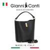 TÚI XÁCH NỮ DA THẬT MÀU ĐEN 133019-10 – GIANNI CONTI - SẢN XUẤT THỦ CÔNG TẠI ITALY