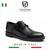 GIÀY TÂY DA THẬT NAM CÔNG SỞ (600 Vitello Nero) - VALDORO - SẢN XUẤT TẠI ITALY