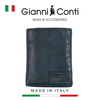 VÍ DA THẬT NAM MÀU XANH JEANS 4207387-43 – GIANNI CONTI - SẢN XUẤT THỦ CÔNG TẠI ITALY