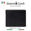 VÍ DA THẬT NAM MÀU ĐEN 9407412-10 – GIANNI CONTI - SẢN XUẤT THỦ CÔNG TẠI ITALY