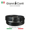 THẮT LƯNG DA THẬT NAM MÀU ĐEN 5155431-40-10 - GIANNI CONTI - SẢN XUẤT THỦ CÔNG TẠI ITALIA