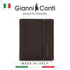 VÍ DA THẬT NAM MÀU XANH 6867387-61 – GIANNI CONTI - SẢN XUẤT THỦ CÔNG TẠI ITALY