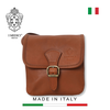 TÚI ĐEO CHÉO NAM DA VACCHETTA CAO CẤP 300-MAHOGANY -  MEDICI OF FLORENCE - SẢN XUẤT THỦ CÔNG TẠI ITALY