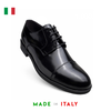 GIÀY DA THẬT NAM CÔNG SỞ Alex-17_Black (605) - MADE IN ITALY - SẢN XUẤT TẠI ITALY