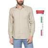 ÁO SƠ MI DÀI TAY NAM VẢI LANH HỖN HỢP T213A1254A – CARRERA JEANS - NHẬP KHẨU CHÍNH NGẠCH TỪ Ý