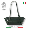 TÚI XÁCH BAGUETTE NỮ DA THẬT VACHETTA MÀU XANH 610 -  MEDICI OF FLORENCE - SẢN XUẤT THỦ CÔNG TẠI ITALIA