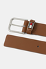 THẮT LƯNG DA THẬT NAM MÀU NÂU AM0AM13687_GB8 - TOMMY HILFIGER - NHẬP KHẨU CHÍNH HÃNG TỪ Ý