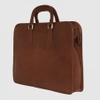 TÚI ĐỰNG LAPTOP DA CALFSKIN CAO CẤP 081-MAHOGANY -  MEDICI OF FLORENCE - SẢN XUẤT THỦ CÔNG TẠI ITALIA