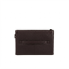 CLUTCH DA THẬT NAM MÀU NÂU ĐEN 1812207-28 - GIANNI CONTI - SẢN XUẤT THỦ CÔNG TẠI ITALY