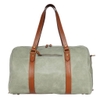 TÚI DU LỊCH DA CALFSKIN 1001-2 DL - Sage Green -  MEDICI OF FLORENCE - SẢN XUẤT THỦ CÔNG TẠI ITALIA