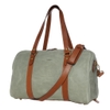 TÚI DU LỊCH DA CALFSKIN 1001-2 DL - Sage Green -  MEDICI OF FLORENCE - SẢN XUẤT THỦ CÔNG TẠI ITALIA