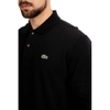 ÁO POLO DÀI TAY NAM CLASSIC FIT MÀU ĐEN TRƠN - LACOSTE - NHẬP KHẨU CHÍNH HÃNG TỪ CHLB ĐỨC