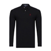 ÁO POLO SLIMFIT DÀI TAY NAM MÀU ĐEN - RALPH LAUREN - NHẬP KHẨU CHÍNH HÃNG TỪ CHLB ĐỨC