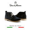 GIÀY CAO CỔ DA LỘN NAM (DA THẬT) - DUCA DI MORRONE - SẢN XUẤT TẠI ITALY
