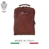 BALO NAM DA VEGETABLE-TANNED CALFSKIN 681 - Dark Brown -  MEDICI OF FLORENCE - SẢN XUẤT THỦ CÔNG TẠI ITALIA