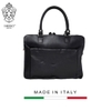 TÚI ĐỰNG LAPTOP 124 M - Black -  MEDICI OF FLORENCE - SẢN XUẤT THỦ CÔNG TẠI ITALIA
